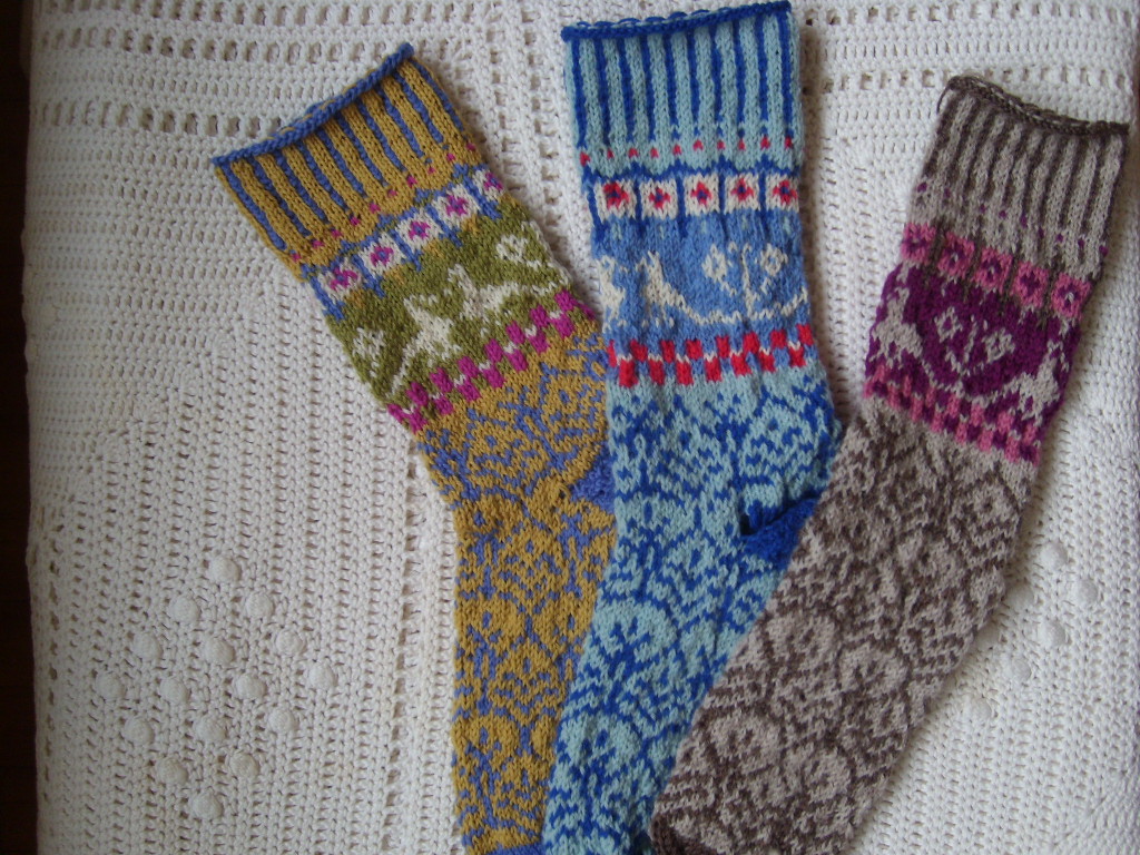 Christina Huus sokker, strømper, strik, socks